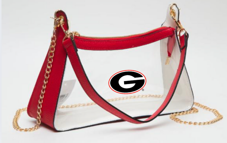 UGA Gameday Stadium Clear Satchel Bag