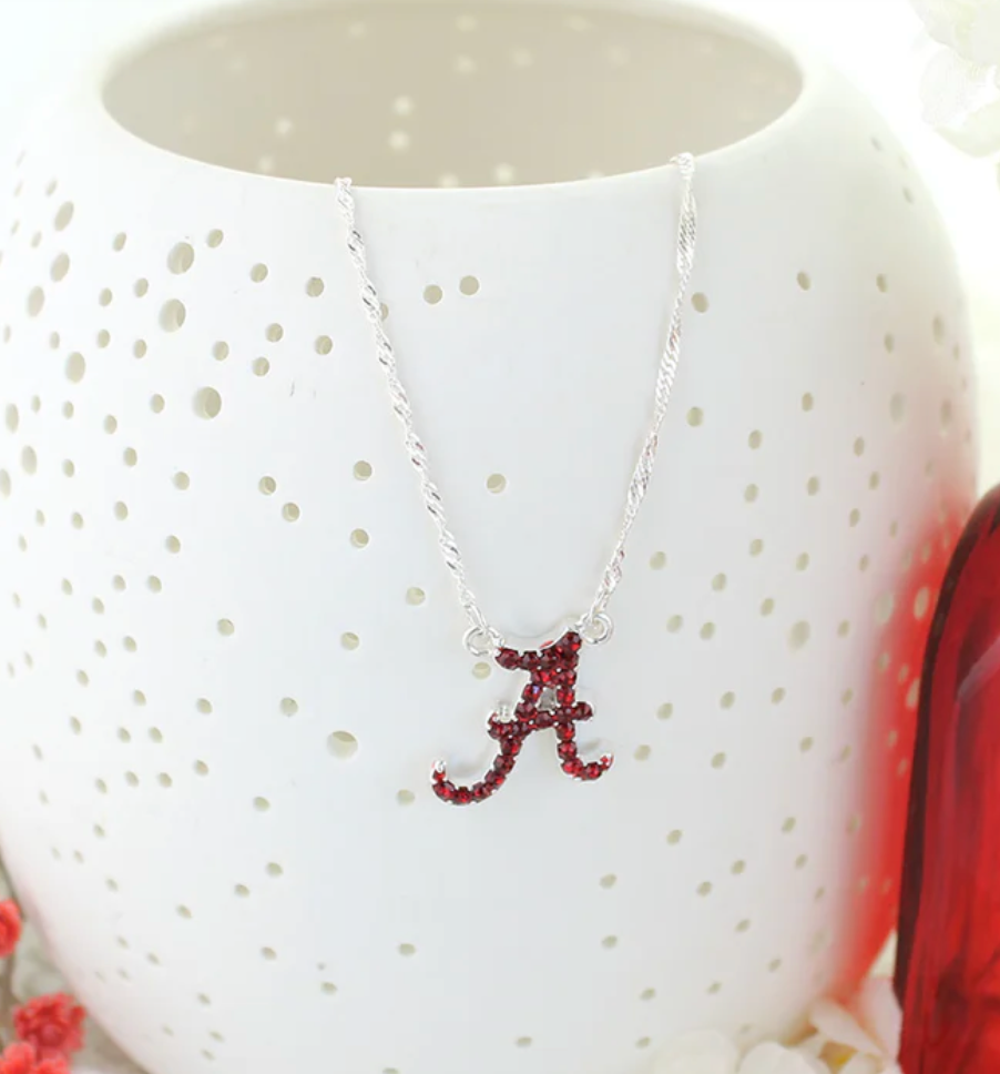 ALA Crystal A Necklace