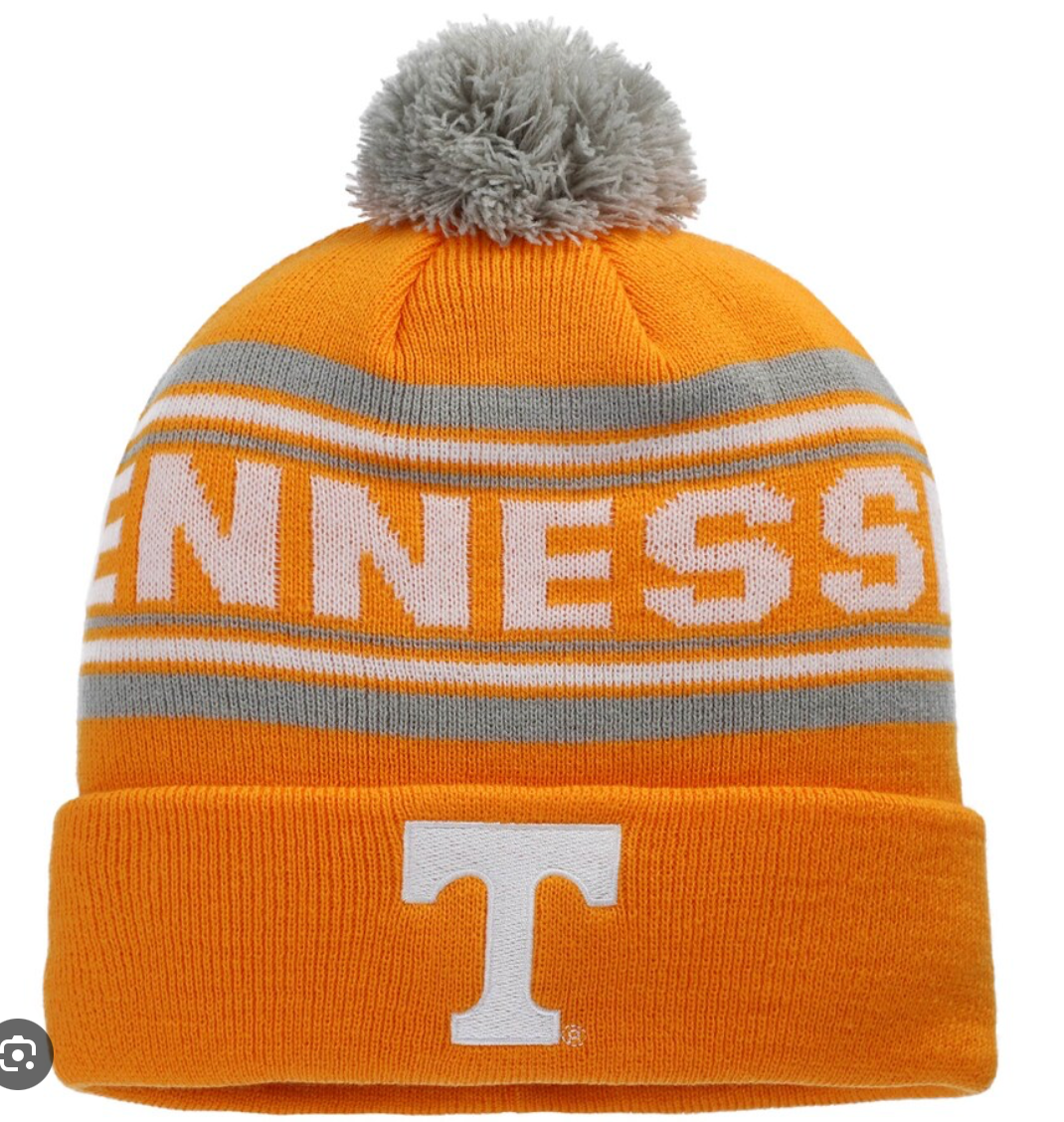UTN Vols Beanie Orange Pom