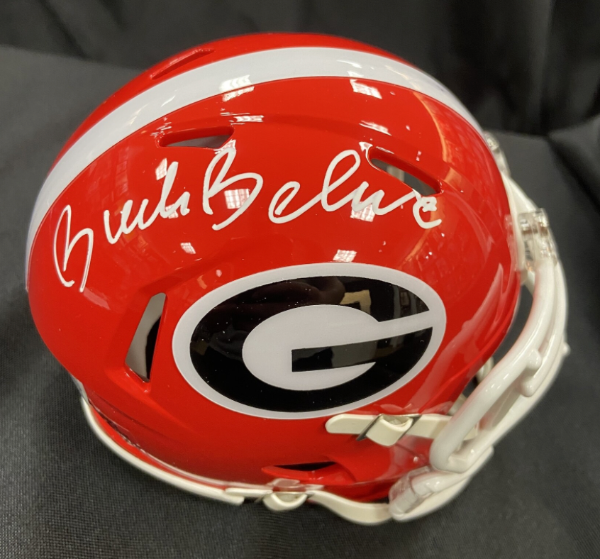 UGA Signed Buck Belue Mini Helmet – Universities Forever