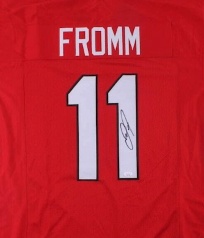 UGA Signed Jake Fromm #11 Football Jersey XL
