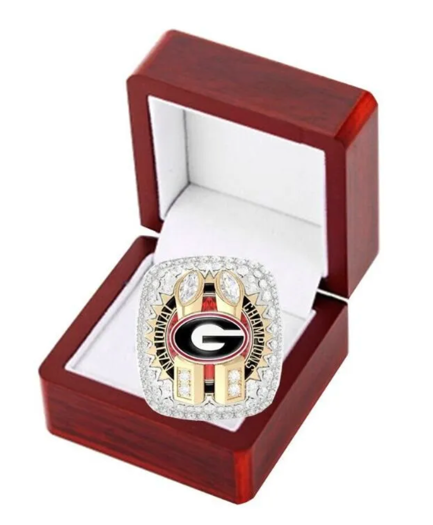 UGA Championship Ring with Case
