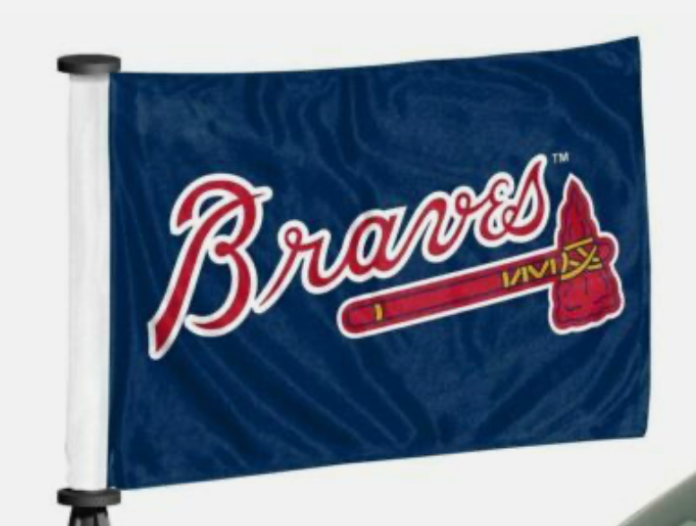 ATL Braves Logo Car Flag