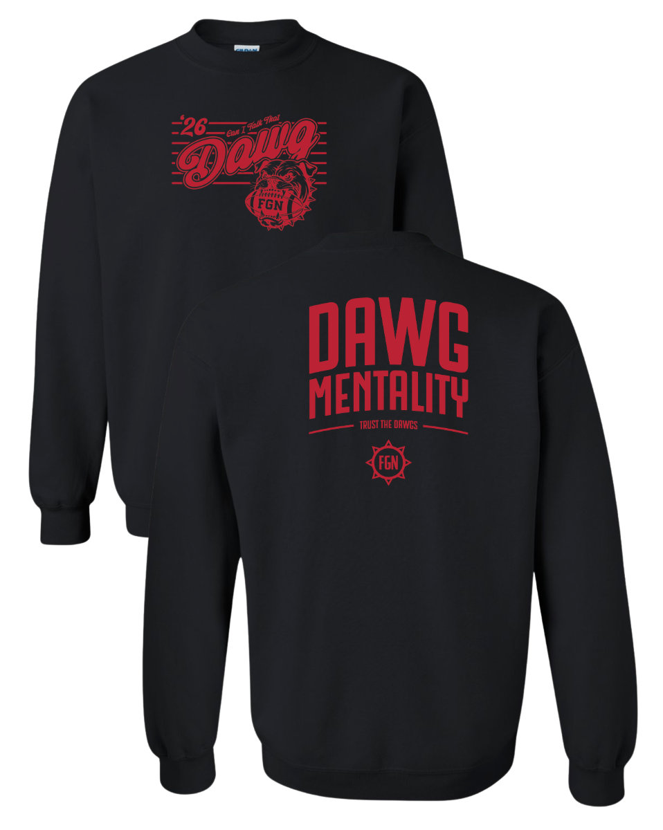 The Film Guy Network "FGN Dawg Mentality" Crewneck Collection