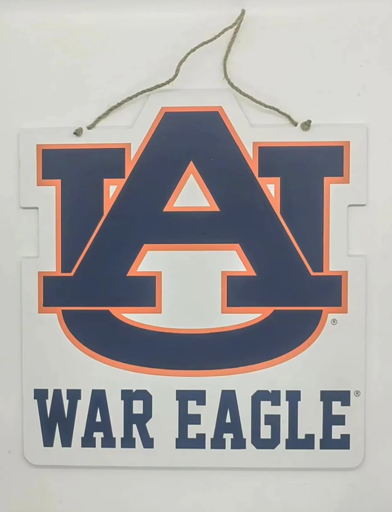 AUB Mascot Wood Door Hanger