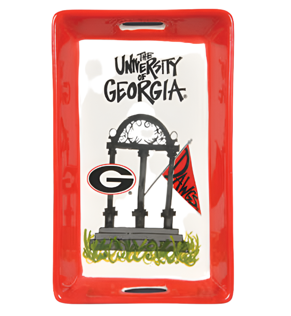UGA Platter Small Rectangle