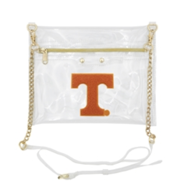 UTN Vols Clear Stadium Bag with Chenille Patch