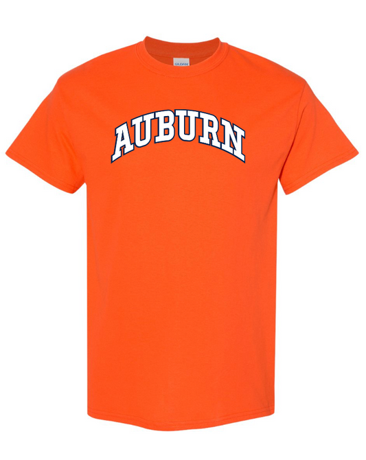 AUB Arch T Shirt Orange