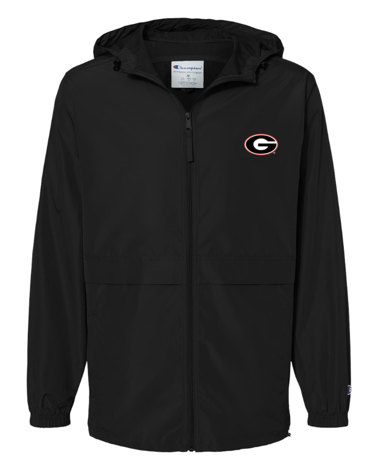UGA Unisex Champion Light Weight Rain Jacket