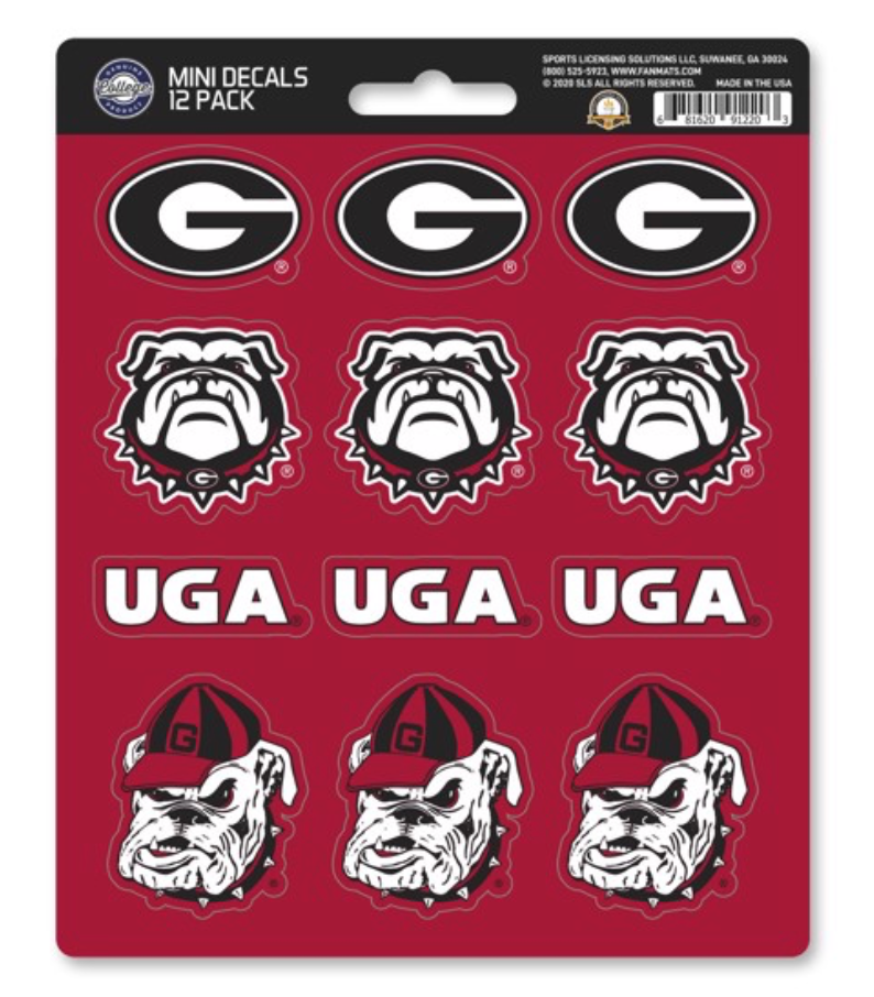 UGA Multi Pack Decal