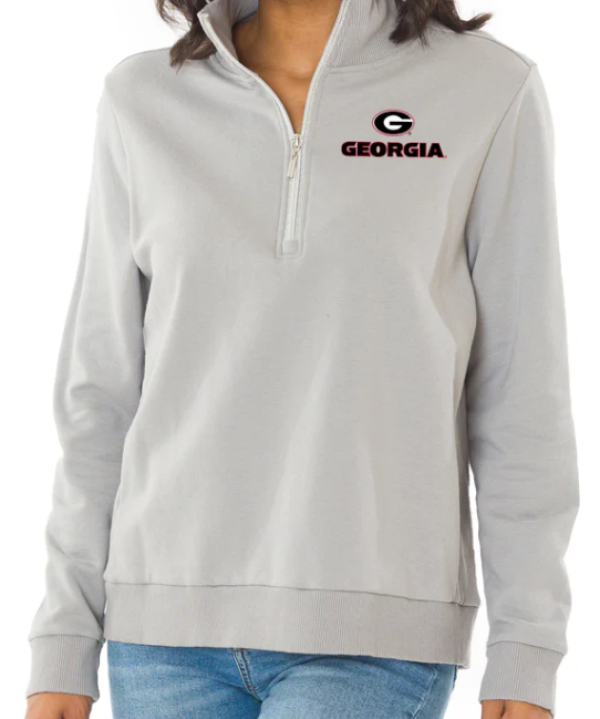 UGA Women's 1/4 Zip Pullover “Quinn" Sweatshirt