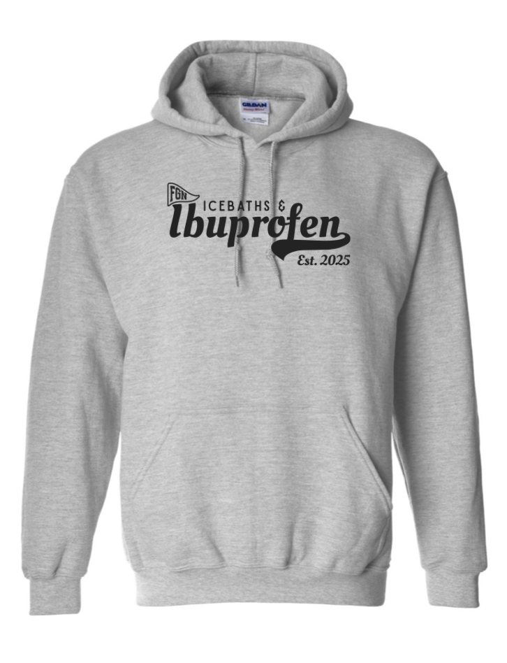 The Film Guy "Ice Bath & Ibuprofen" Hoodie Collection