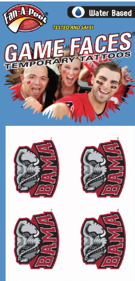 ALA Waterless Game Faces Tattoos