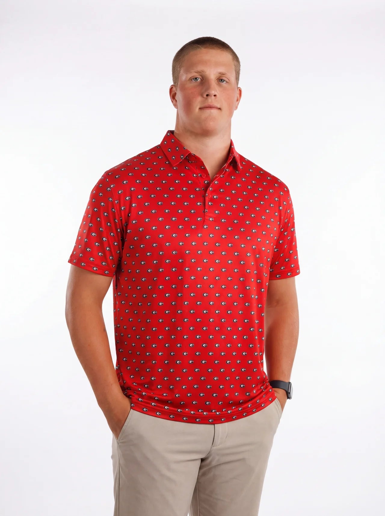 UGA Men’s Sublimated Super G All Over Polo