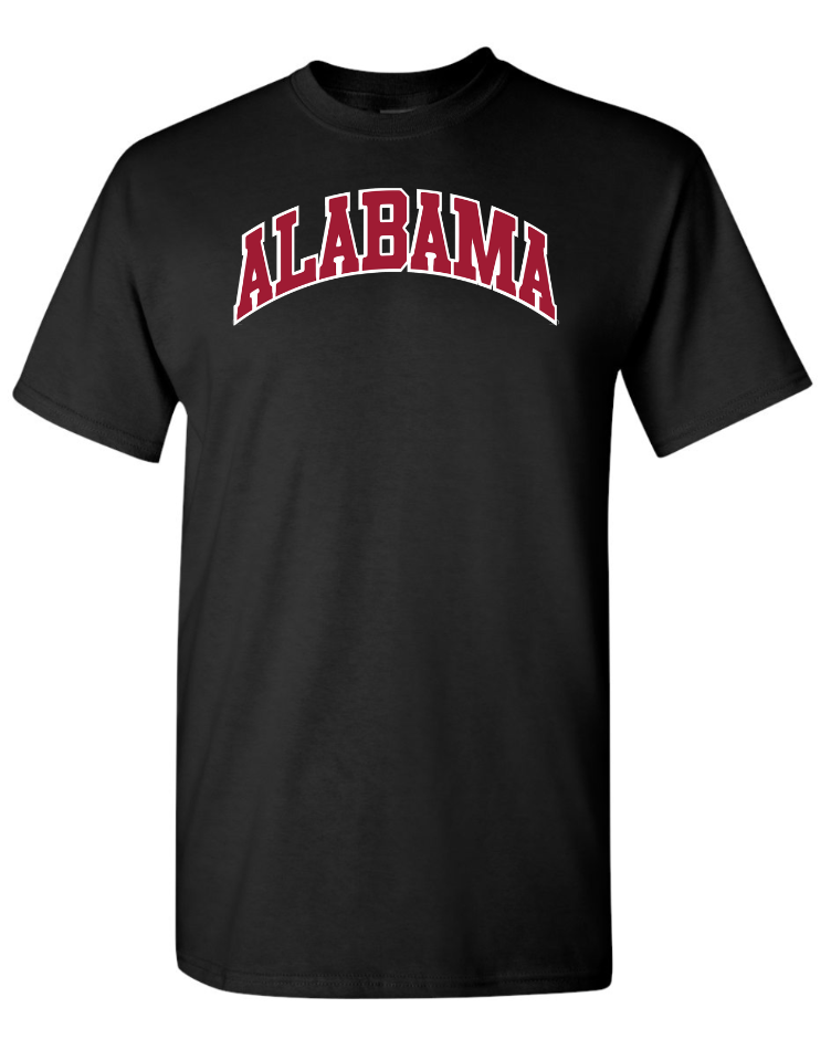 ALA Arch ALABAMA T Shirt - Black