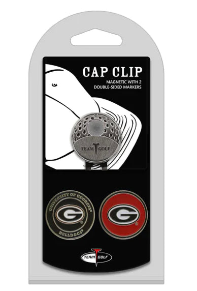 UGA Golf Cap Clip Set