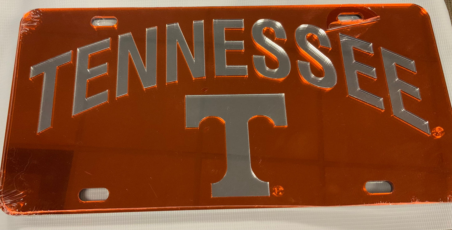 UTN Vols Orange "TENNESSEE" License Plate