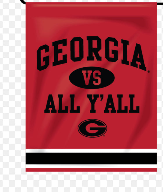 UGA House Flag 30" x 40" Georgia vs All Y'all