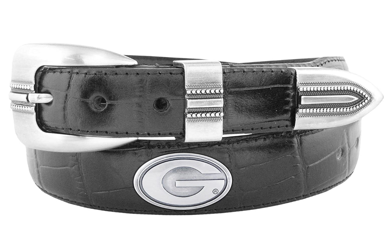 UGA CROC LEATHER BELT Super G
