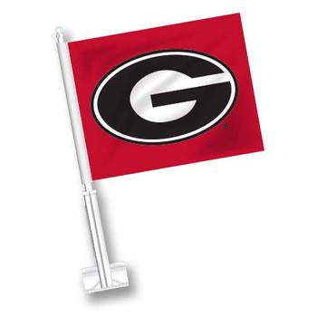 UGA Super G Car Flag