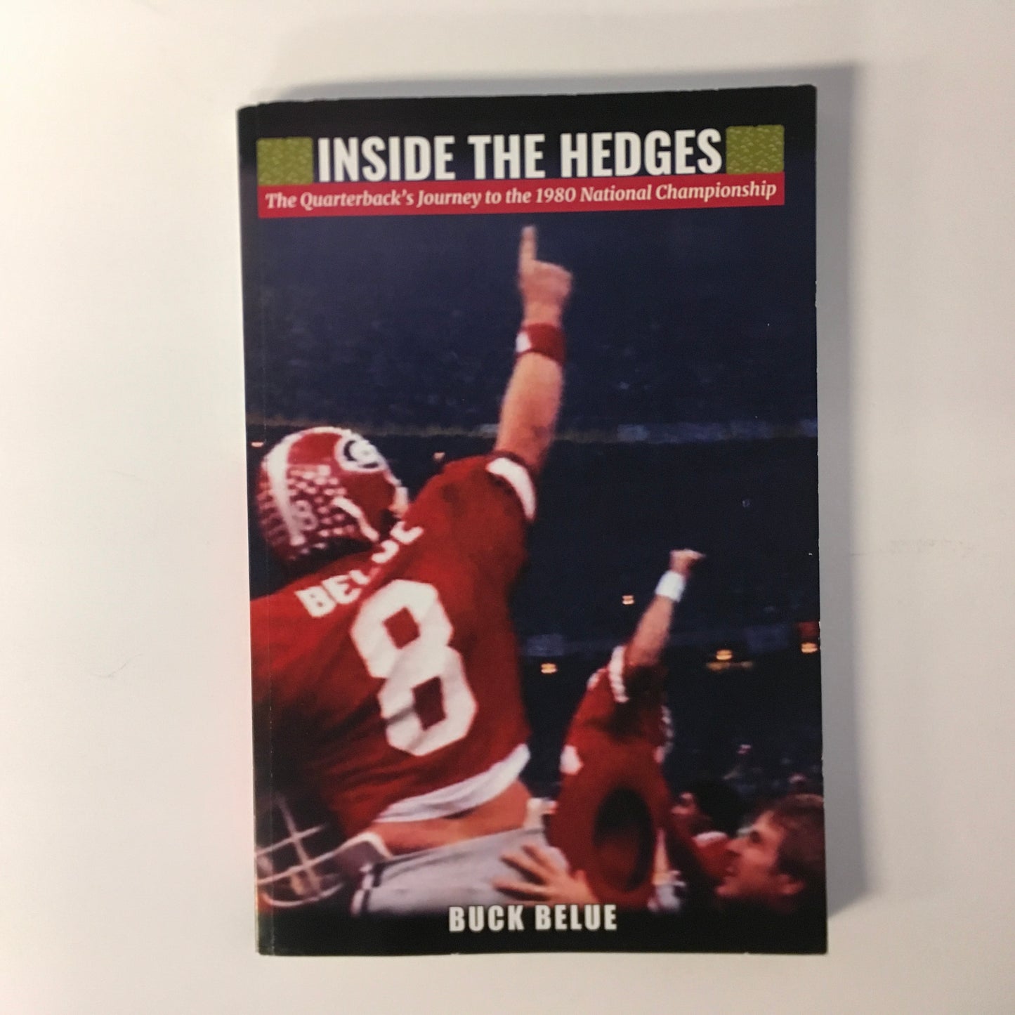 UGA Buck Belue Autographed Soft Cover Book