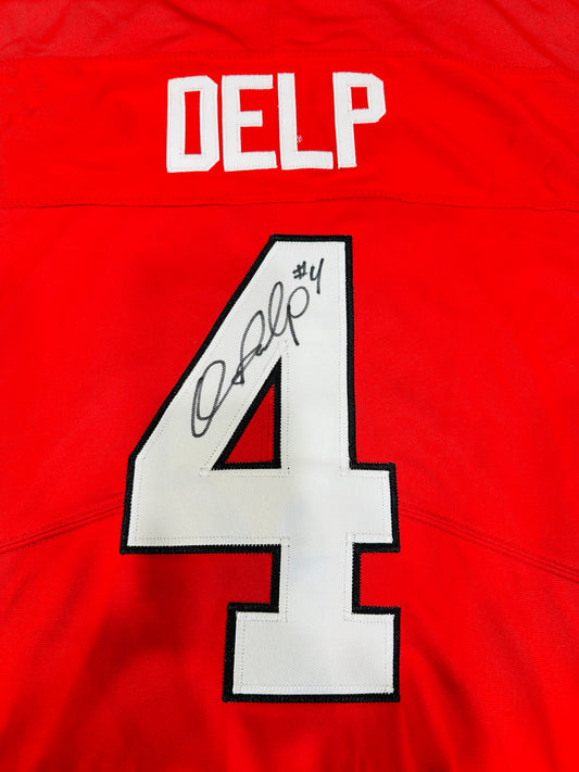 UGA Signed Oscar Delp (#4) Collectibles