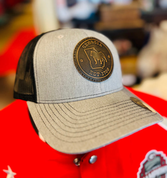 UGA Richardson Leather Patch Hat
