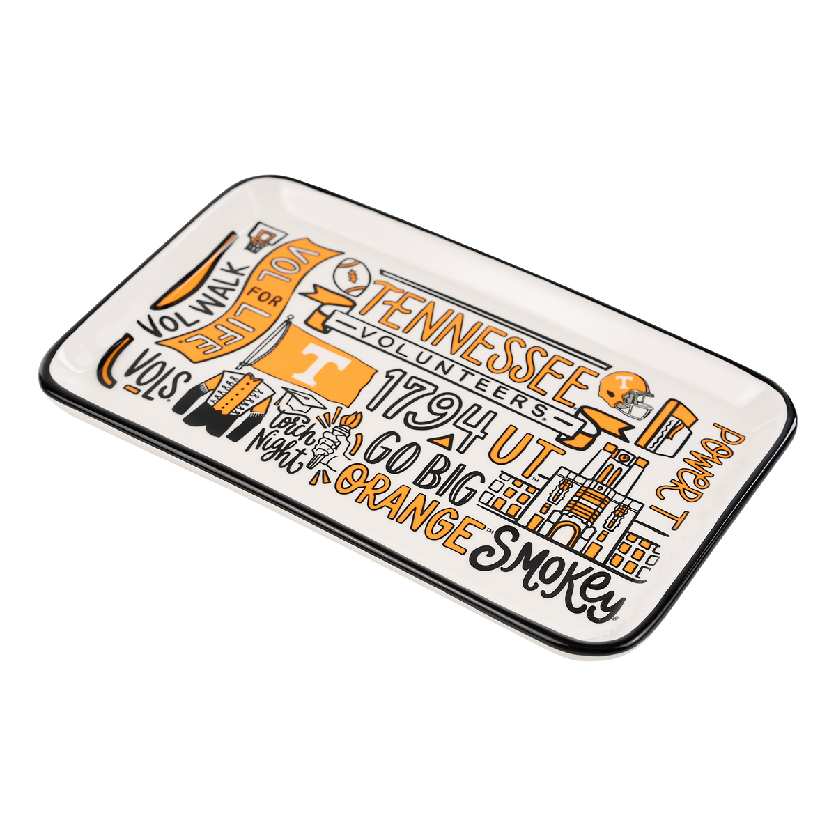 UTN Vols Collage Trinket Tray