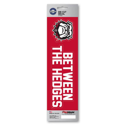 UGA New Dog/Between The Hedges Die-Cut Decal