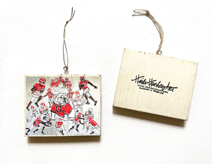 UGA Christmas Ornament by Heidi Hensley