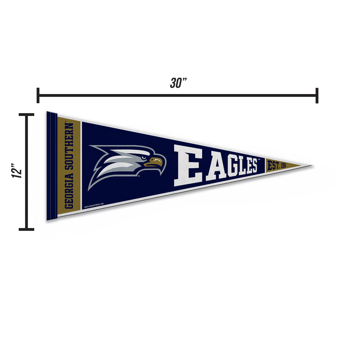 GATA Eagles Rally Soft Felt 12X30 Pennant