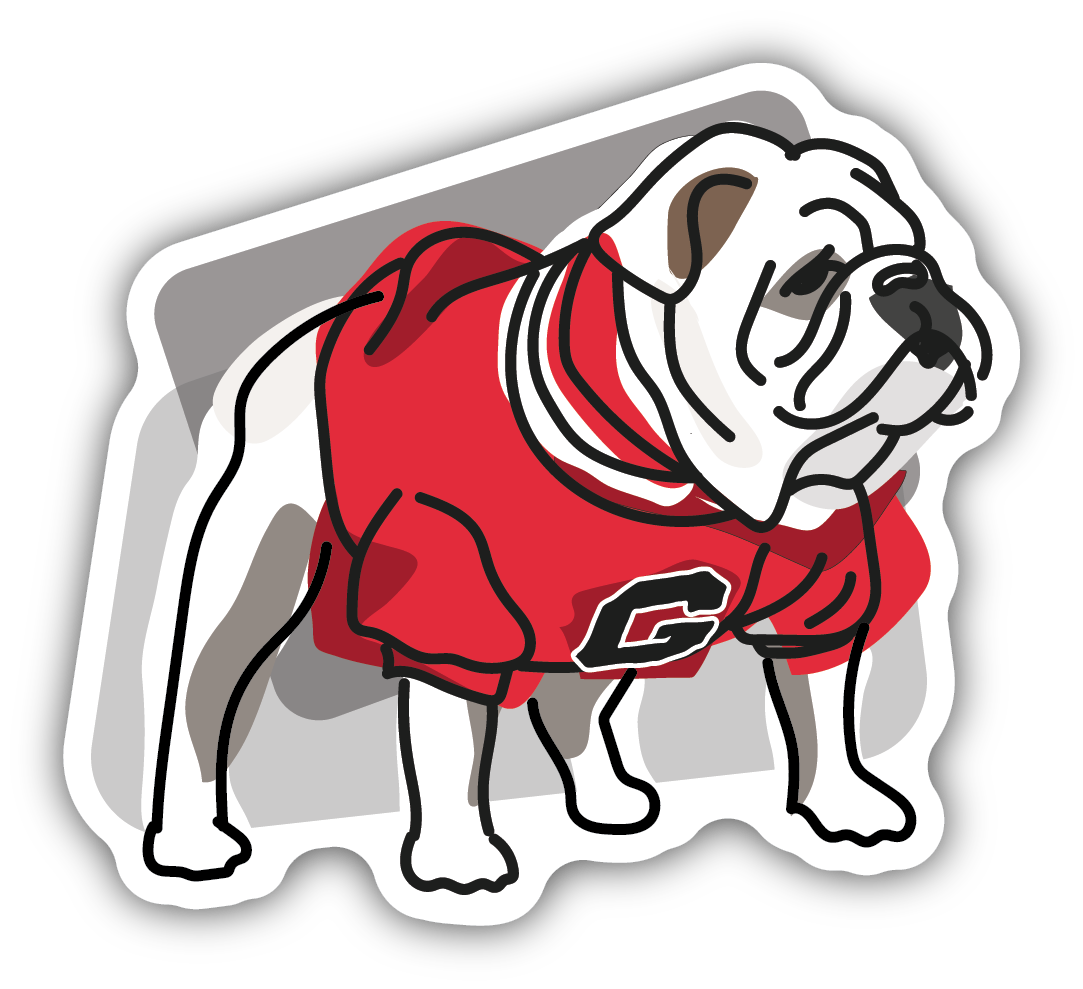 UGA Stickers Northwest