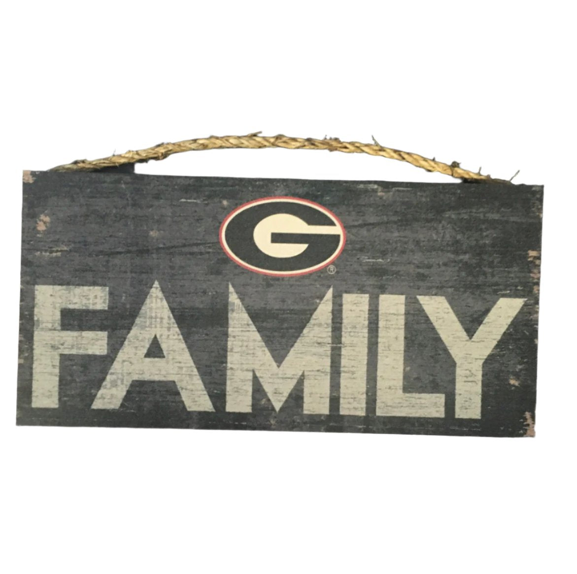 UGA Wooden "FAMILY" Wall Sign