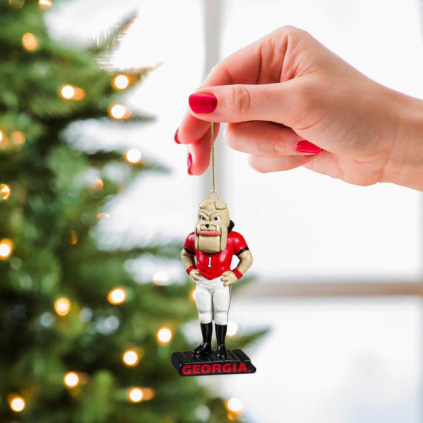 UGA Mascot Statue Ornament