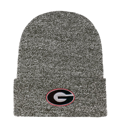 UGA Knit Cuff Beanie with Marled Yarn