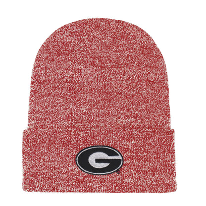 UGA Knit Cuff Beanie with Marled Yarn