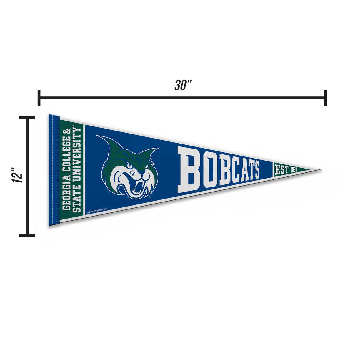GCSU Bobcat Rally Felt 12X30 Pennant