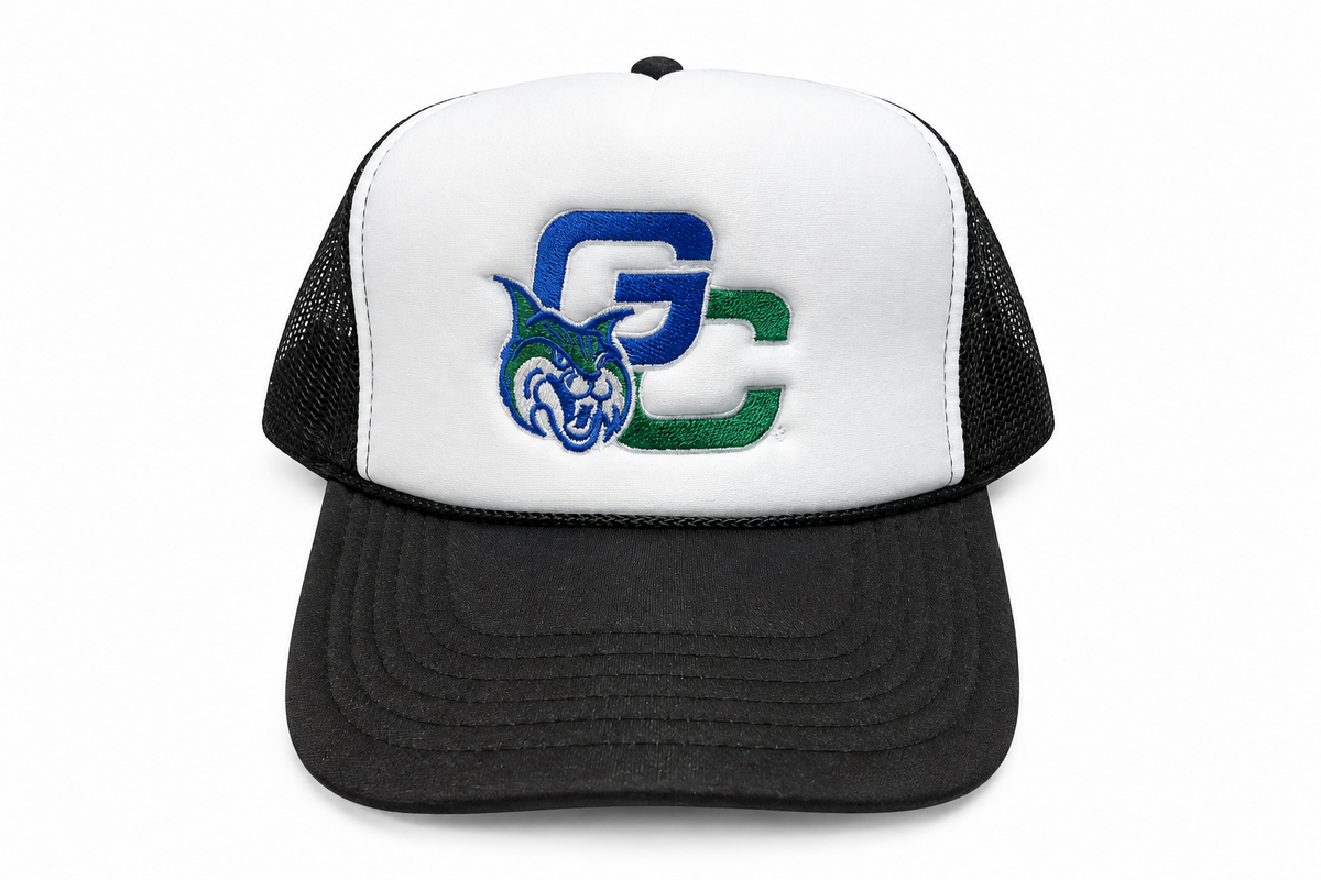 GCSU Black & White Mesh Trucker Hat