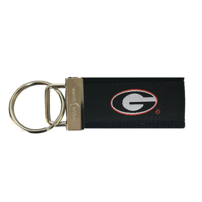 UGA Ribbon Keychain