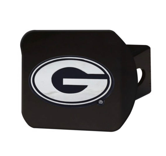 UGA Chrome Hitch Cover