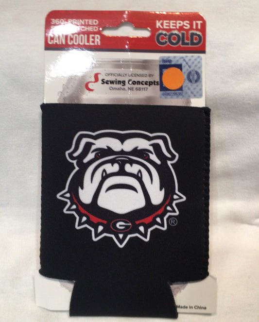 UGA New Dog Can Coozie