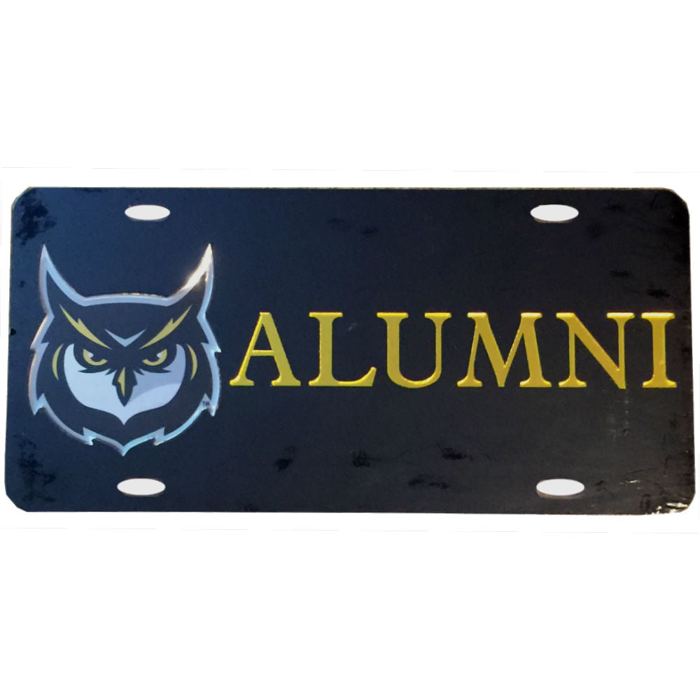 KSU License Plate Laser Cut Mirror