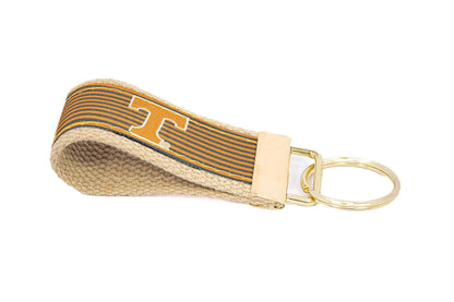 UTN Vols Pinstripe Ribbon Keychain
