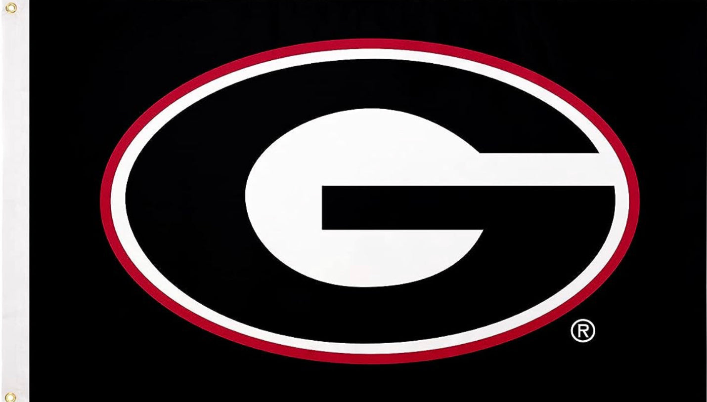 UGA 3' x 5' Applique Super G House Flag