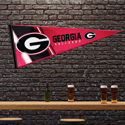 UGA Soft Felt 12X30 Pennant
