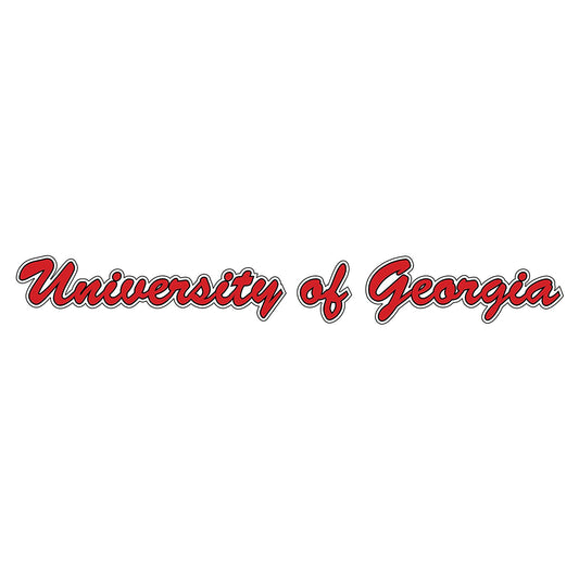 UGA Script "UNIVERSITY OF GEORGIA" Decal
