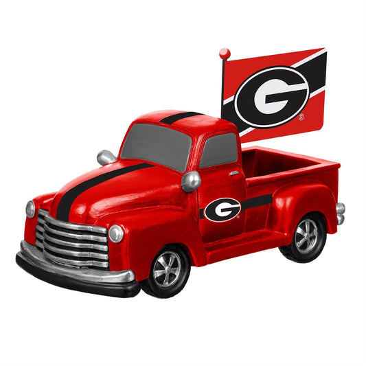 UGA Rally Truck Statue with Flag