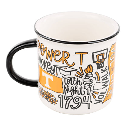 UTN Vols Collage Campfire Mug