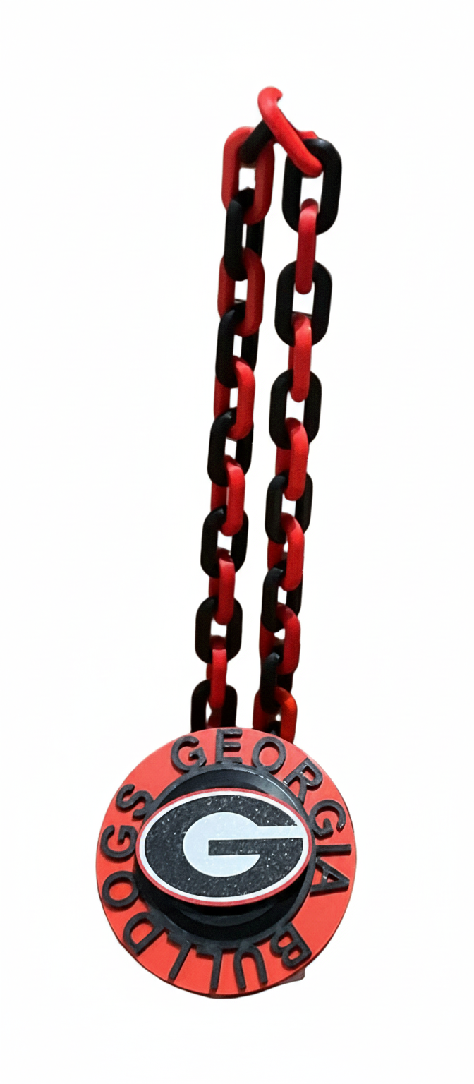 UGA Rotating Hype Chain 3D Printed