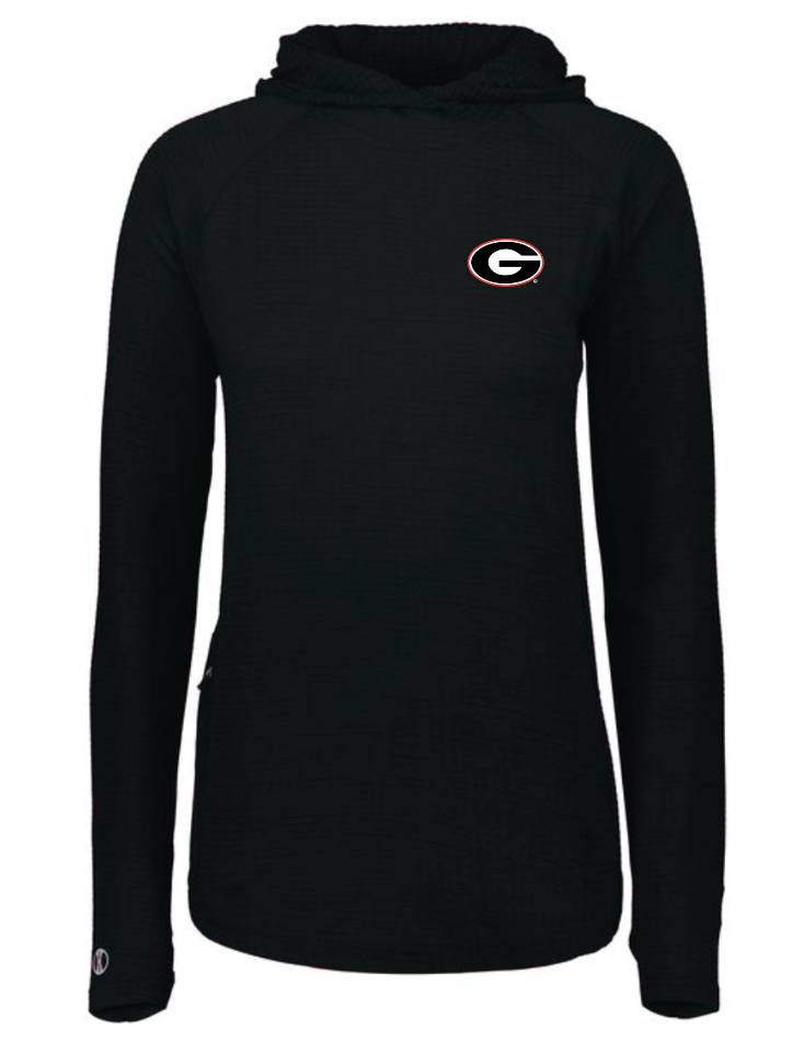 UGA Women's Super G Pullover Hoodie Sweatshirt